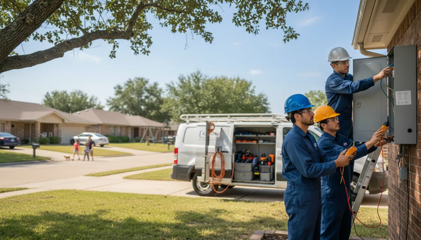 Certified electrician providing emergency electrical services in Belvidere, NE